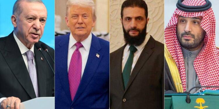 Trump El Şara ile görüştü
