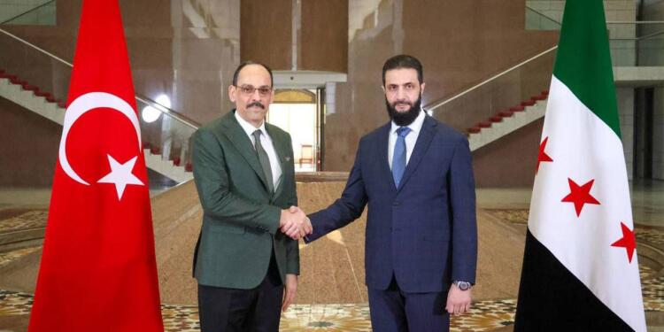 MİT Başkanı İbrahim Kalın Şam’da Ahmet Şara ile görüştü