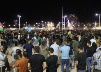 Binlerce kişi Tişrîn zaferini kutladı