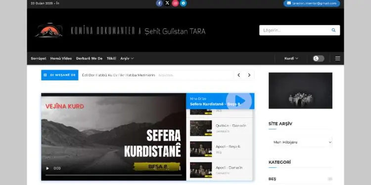 ‘Kürt Dirilişi’ belgeseli internet sitesi açıldı