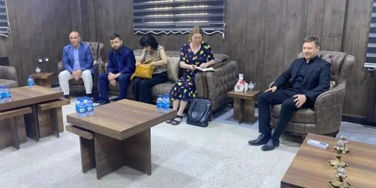 Avrupalı heyet Kobanê’yi ziyaret etti