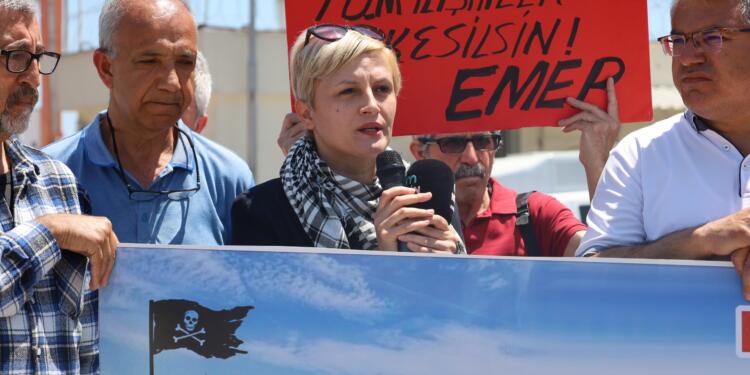 Mersin Limanı’nda protesto: İsrail’le anlaşmalara son