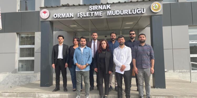 ÖHD Şirnex’teki ağaç kesimini Orman İşletme Müdürlüğü’ne sordu