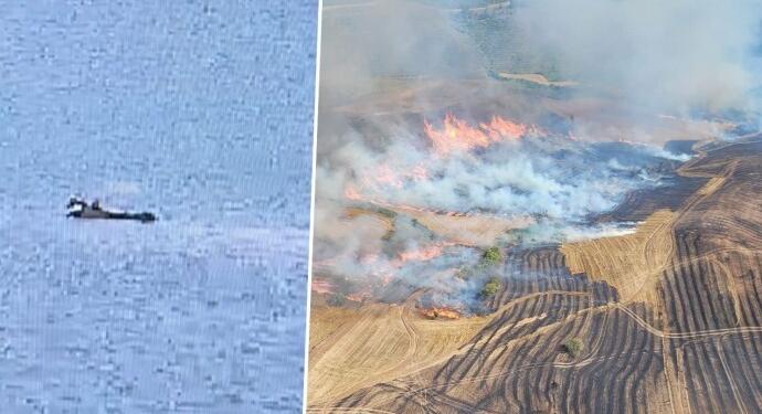 Yangın söndürme uçağı Seyhan Baraj Gölü’ne düştü