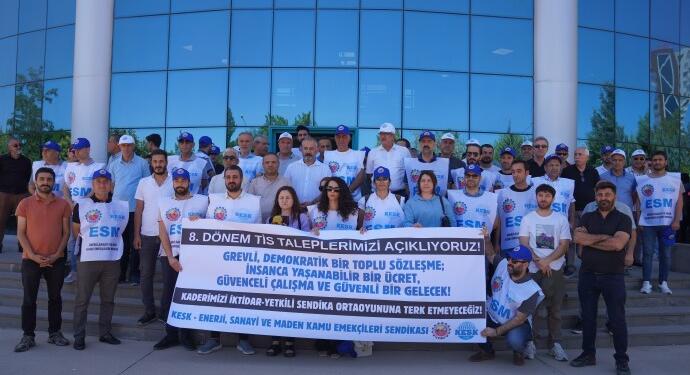 ESM birçok kentte TİS taleplerini açıkladı