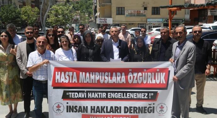 Hasta tutsak Sevmiş için açıklama: Cezaevleri ölüm evleri olmasın