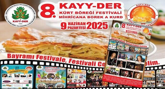 8’inci Kürt Böreği Festivali 9 Haziran’da düzenlenecek