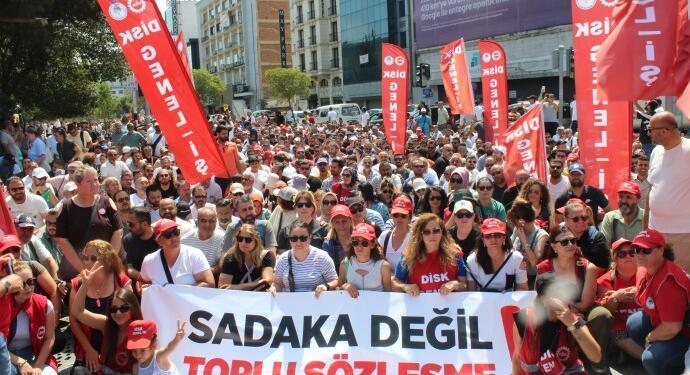 İzBB işçilerinin grevi 6’ncı gününde: Masa tekrar kurulsun