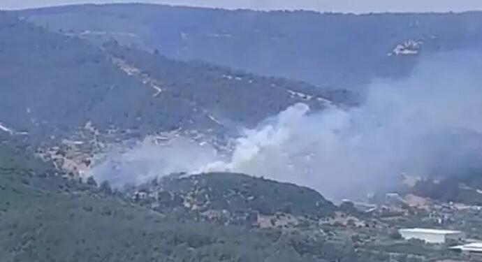 İzmir’de iki farklı noktada yangın