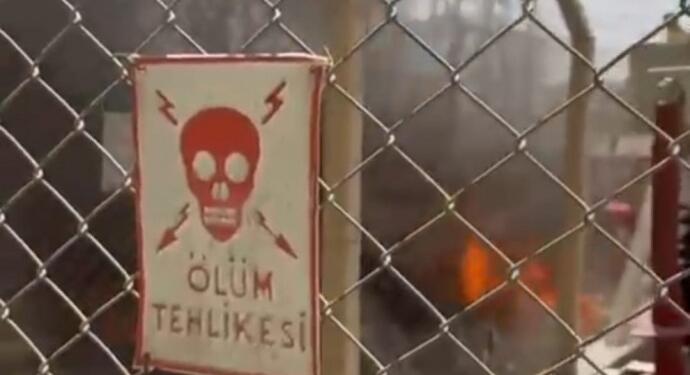 115 köyü besleyen elektrik trafosu patladı: Qoser elektriksiz kaldı