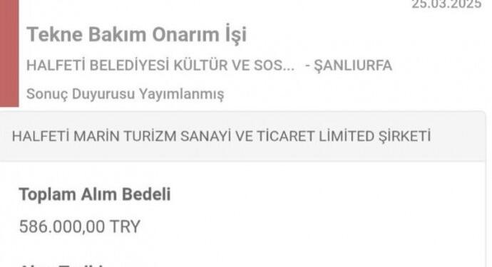 Kayyım, teknesine belediyenin kasasından 586 bin TL harcadı