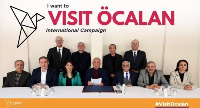 ‘Öcalan ile görüşmek istiyorum’ kampanyası: Amaç özgür yaşar ve çalışır koşullarının oluşması