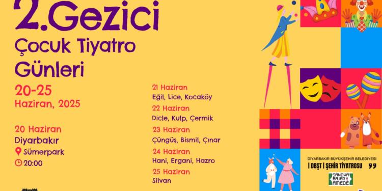 Amed’de Gezici Çocuk Tiyatro Günleri düzenlenecek