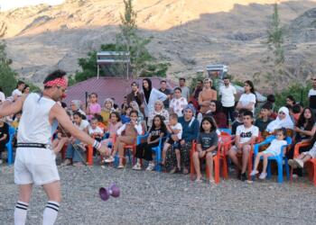 Amed’de düzenlenen etkinliklerde çocuklar doya doya eğlendi