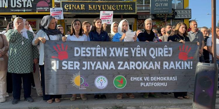 Êlih’te çocuk istismarı protesto edildi