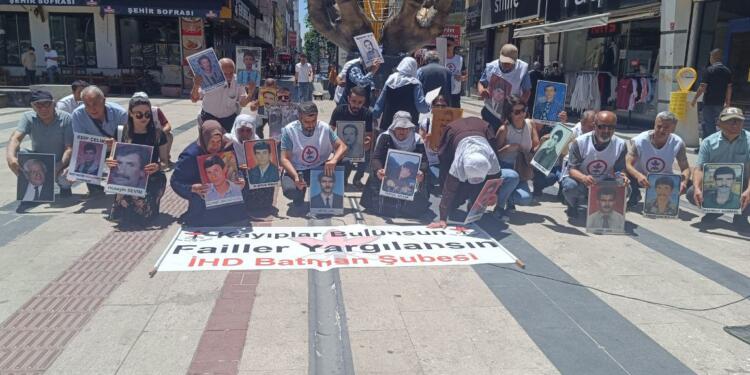 3 kentte kayıp yakınları eylemi: Cezasızlık politikası son bulsun