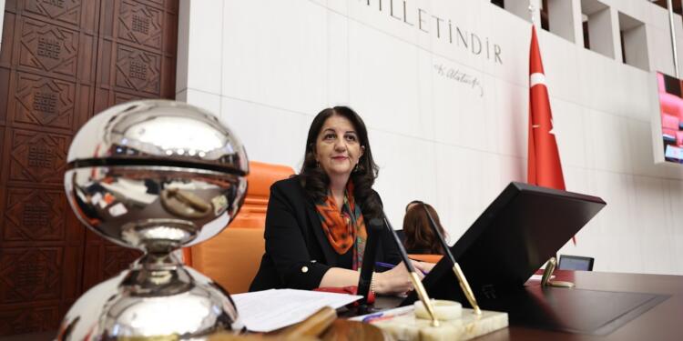 Meclis Başkanvekilliğine seçilen Pervin Buldan Meclis divanında konuştu