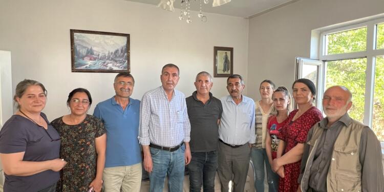DBP ve DEM Parti İmam Çelikdemir’i ziyaret etti
