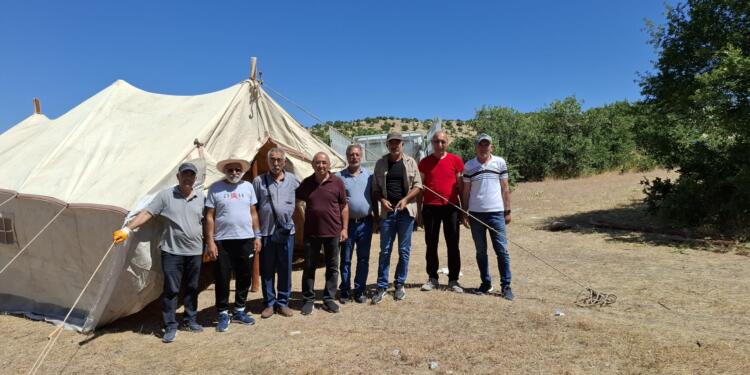 Sekasur’da kum ocağına karşı nöbet