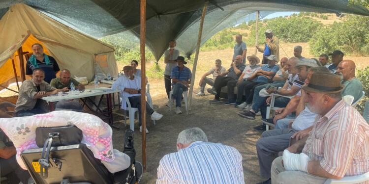 Sekasor’da maden ocağına karşı nöbet eylemi 2’nci gününde sürüyor