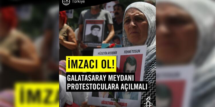 Af Örgütü’nden Galatasaray Meydanı için kampanya
