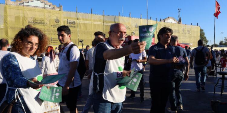 DEM Parti İstanbul’da ‘ara zam’ talebiyle sahaya indi
