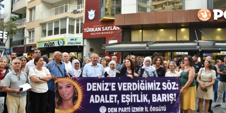 Deniz Poyraz İzmir’de anıldı: Deniz’e sözümüz barış olacak