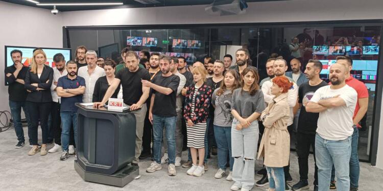 KRT TV emekçileri iş bıraktı: Sonuna kadar mücadele edeceğiz