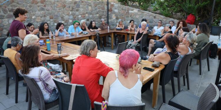 Bodrum’da kadınlar barışı konuştu