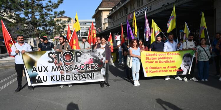 İsviçre kentlerinde eylem: Türkiye’nin saldırılarına acil müdahale edilsin