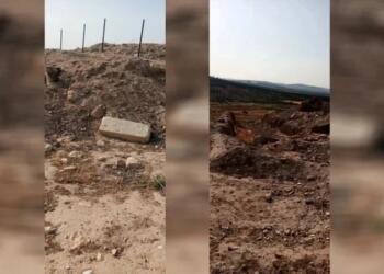 Paramiliter gruplar Girê Eyndarê Tepesi’ne zarar verdi