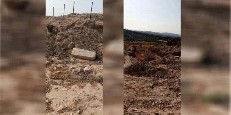 Paramiliter gruplar Girê Eyndarê Tepesi’ne zarar verdi