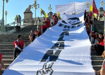 Marsilya’da ‘Öcalan’a özgürlük’ eylemi