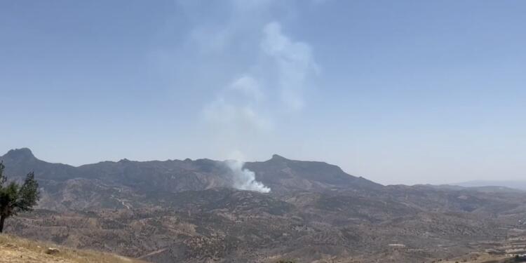 Cudî Dağı’nda yangın