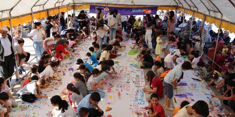 Gerok Ma Curnê Reş’te çocuk atölyesi düzenledi