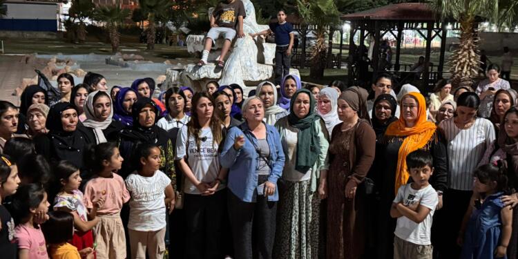 Riha’da kadın katliamları protesto edildi