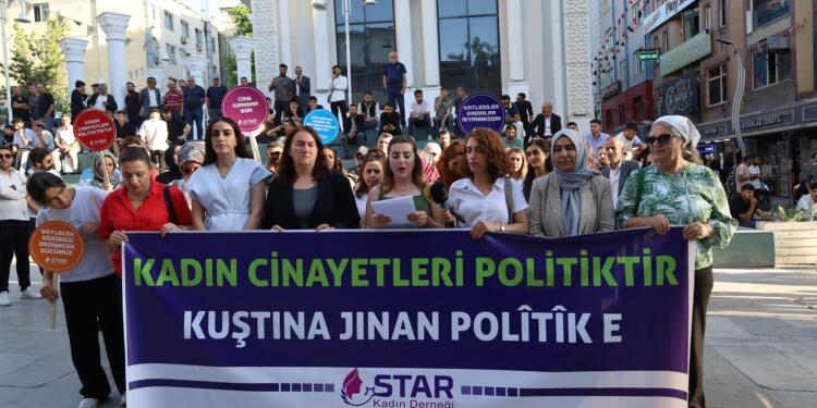 Wan’da katledilen kadınlar için basın açıklaması yapıldı