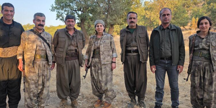 Barış ve Demokratik Toplum Grubu’nun yola çıkış görüntüleri