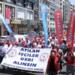 İzBB’nin işten çıkarma kararına karşı yürüyüş