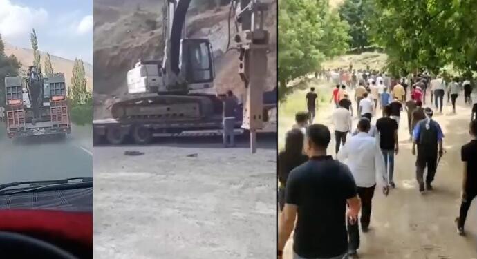 Şirnex’de maden şirketine geçit yok: İçme suyu için direniş devam ediyor