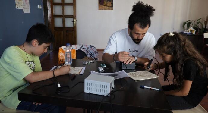 Çocukların çizdiği resimlerden oluşan Hêviyên Hunêrê sergisi açılacak