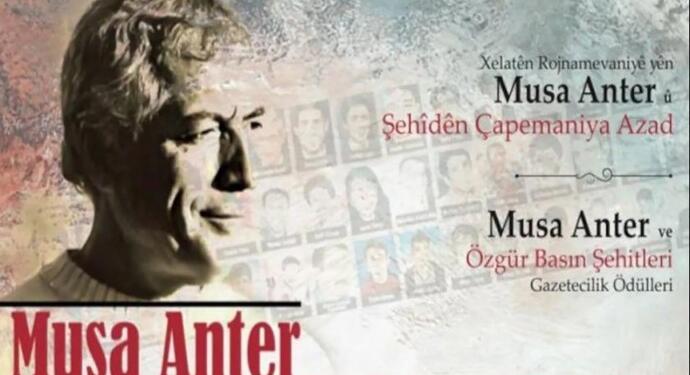 Musa Anter Gazetecilik Ödülleri başvuruları devam ediyor