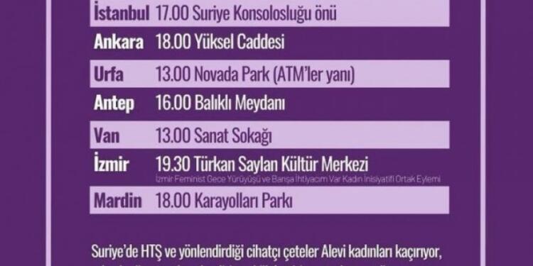 Barışa İhtiyacım Var Kadın İnisiyatifi’nden Alevi kadınlar için eylem