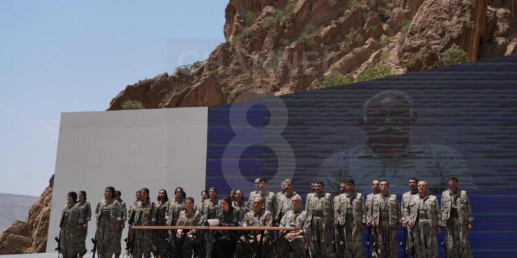 PKK’nin Casenê Mağrası’nda düzenlediği tören bitti