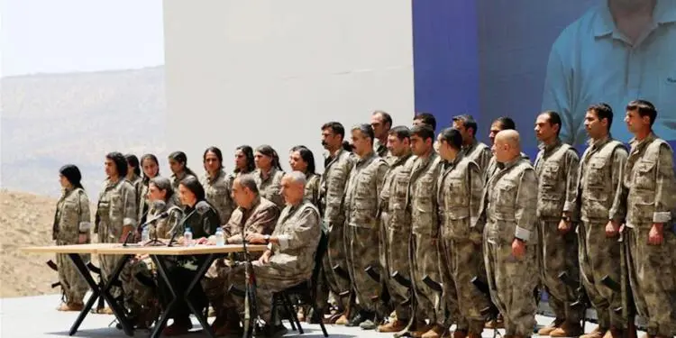 11 Temmuz 2025: Fotoğraflarla PKK’nin tarihi töreni