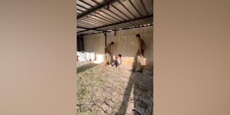 İşkence yapan asker görüntüleri sanal medyada paylaşmış!