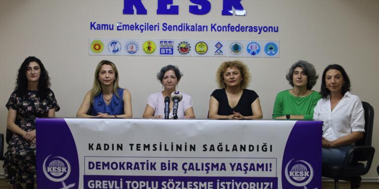 KESK’li kadınlar TİS taleplerini açıkladı
