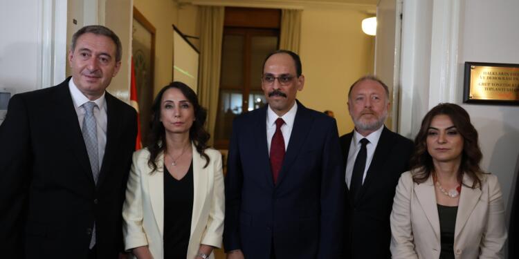 İbrahim Kalın ile DEM Parti görüşmesi sona erdi