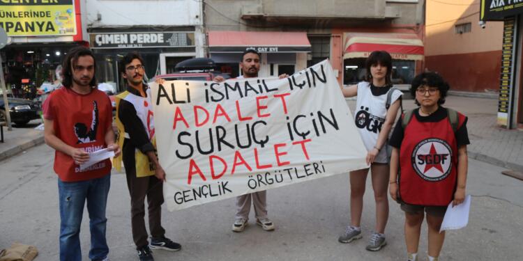 Ali İsmail Korkmaz darp edildiği sokakta anıldı