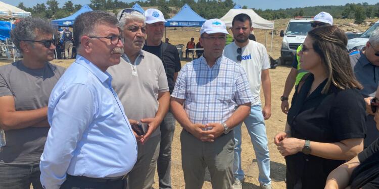 KESK heyeti Eskişehir’de inceleme yaptı: Yangına müdahale yetersiz